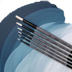 Synthetic Oval Brush, INTENSE 1668FR, Long Handle, ROSA