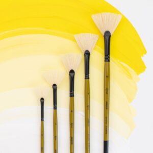 Bristle Fleyts Brush, AMBER 2306, Short Handle, ROSA
