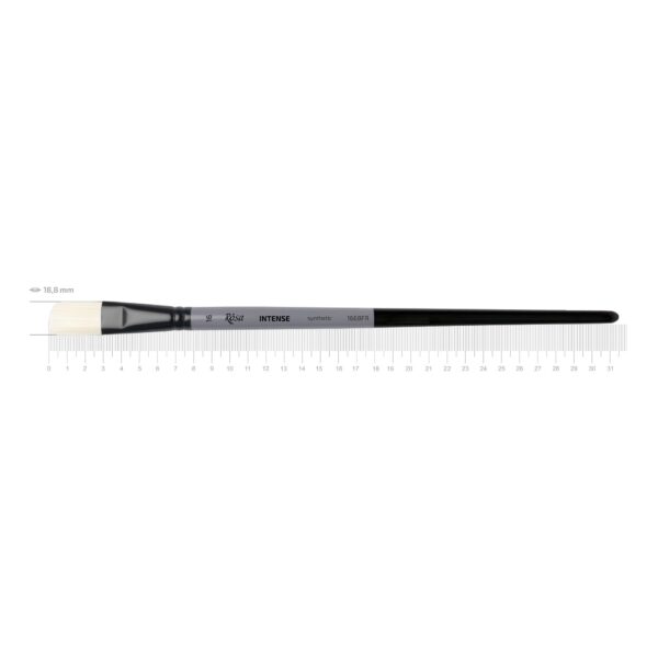 Synthetic Oval Brush, INTENSE 1668FR, Long Handle, ROSA
