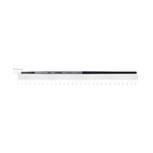 Synthetic Oval Brush, INTENSE 1668FR, Long Handle, ROSA