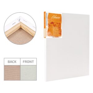 Stretched canvas Italian cotton fine grain Unico