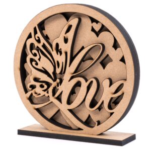 Set of bases for decoration 3 pcs MDF ROSA Talent