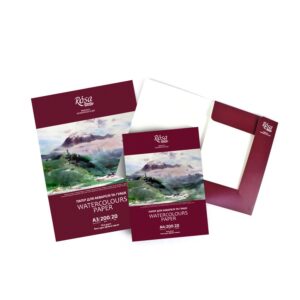 Folders for watercolor 20ark Fine grain 200g / m2 A3 / A4 ROSA Studio