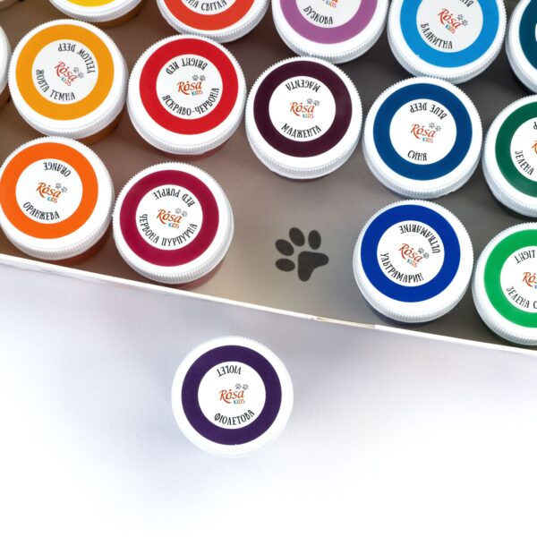 Sets of gouache paints Cats ROSA Kids