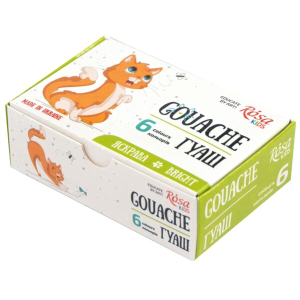 Sets of gouache paints Cats ROSA Kids
