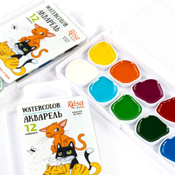 Sets of gouache paints Cats ROSA Kids