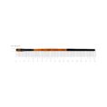 Synthetic Fan Brush, FLAME 1368FN, Short Handle, ROSA