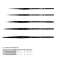 Squirrel Round Brush, DEEP 198, Short Handle, ROSA