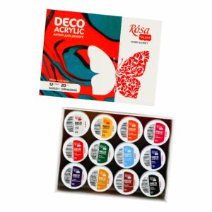 Paints gloss 9x20ml ROSA START