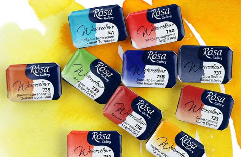 NEW: 10 new colors of the watercolor ROSA Gallery!