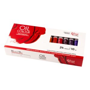 Oil paint set, 10 ml, ROSA Gallery