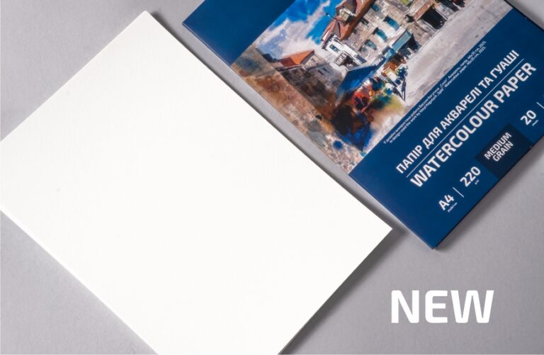 New Textured Watercolour Paper Medium Grain from ROSA Studio