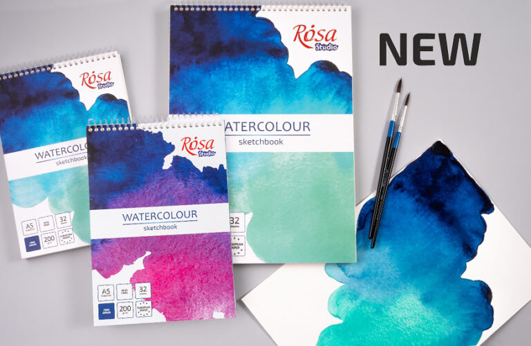 ROSA Studio Spiral-Bound Watercolour Sketchbook