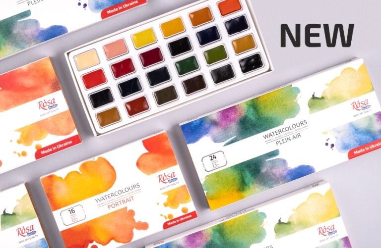 New Themed Watercolour Sets from ROSA Studio